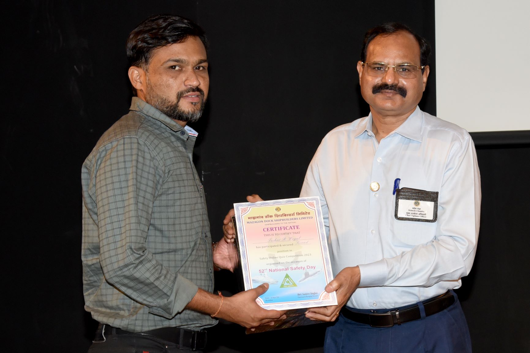 52nd National Safety Day /Week Celebration -Year 2023 - 06.03.202123